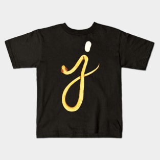 J - Albino burmese python Kids T-Shirt